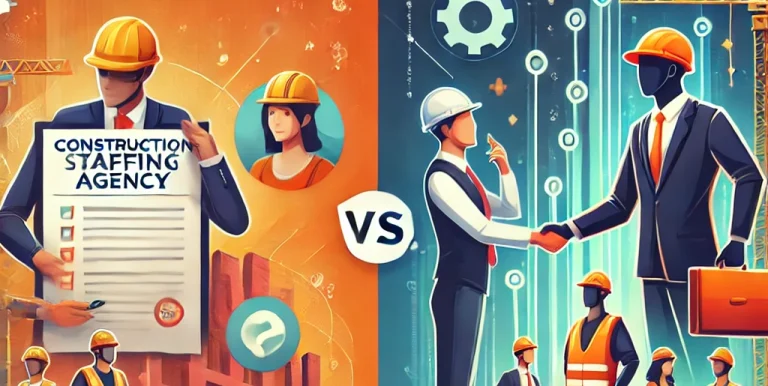 Construction Staffing Agencies vs. Direct Hiring: Which is Best for Your Business?